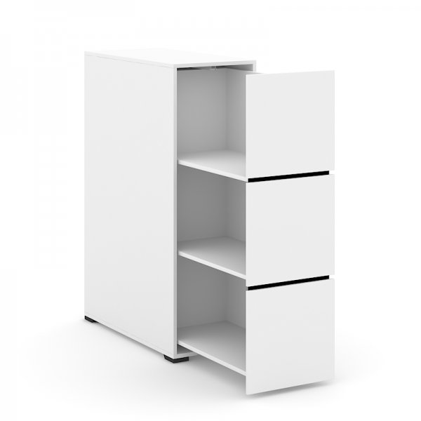 Jazz Tower Storage White Front